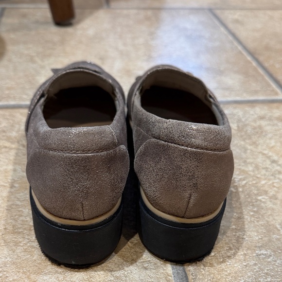 Clarks Bronze Knot Detail Loafers - Picture 5 of 5